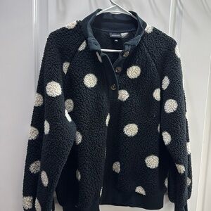 Who What Wear polka dotted sweater